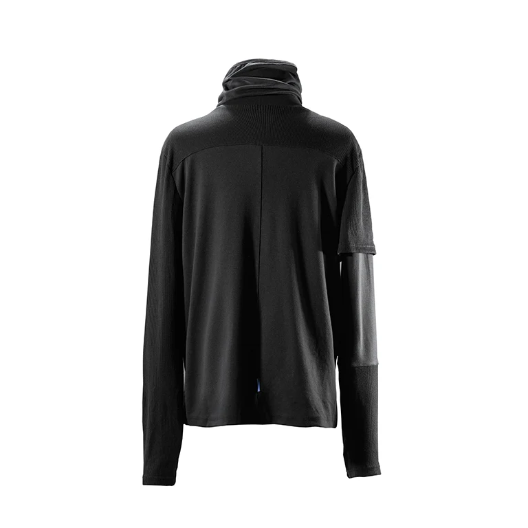 0030 DECONSTRUCTION HIGH COLLAR LONG SLEEVE T-SHIRT - Image 4