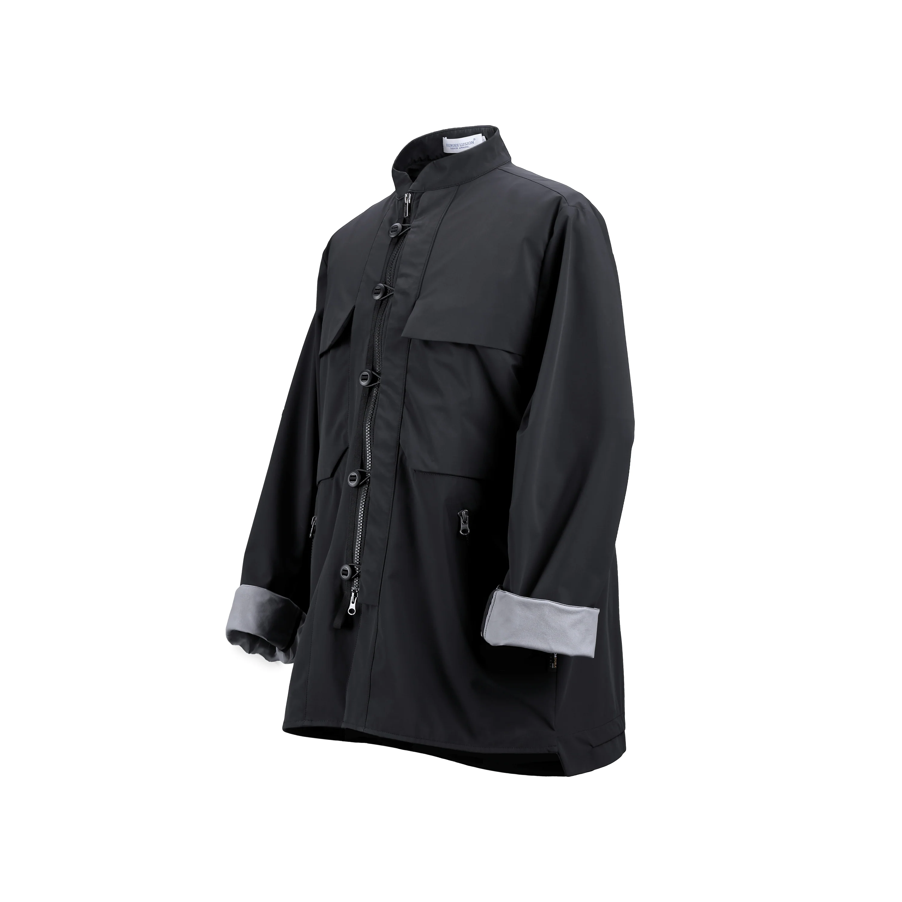 0143 WATERPROOF SEAMLESS POCKET TANG SUIT JACKET