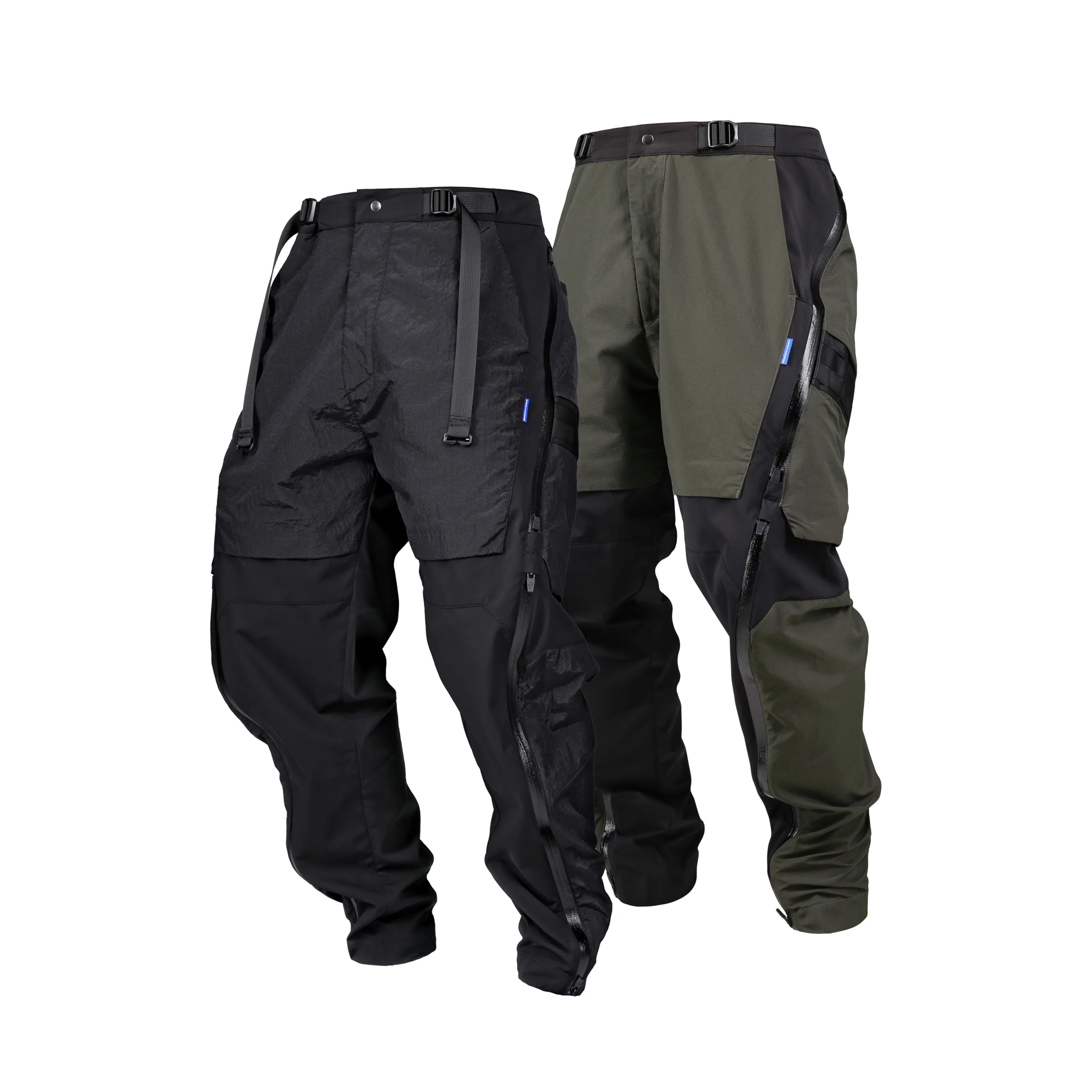 0155 DOUBLE SHAPE ZIPPER WATERPROOF TECHNICAL PANTS