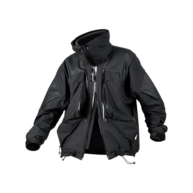 0255 3-IN-1 POLARTEC / PRIMALOFT FLEECE 2L HARD SHELL WARM JACKET - Image 4
