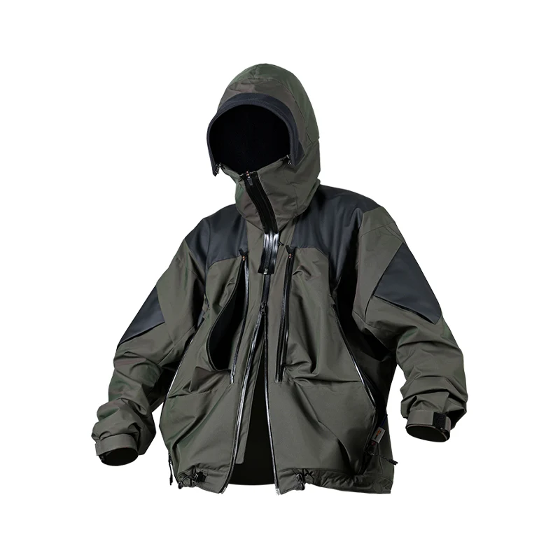 0255 3-IN-1 POLARTEC / PRIMALOFT FLEECE 2L HARD SHELL WARM JACKET - Image 8