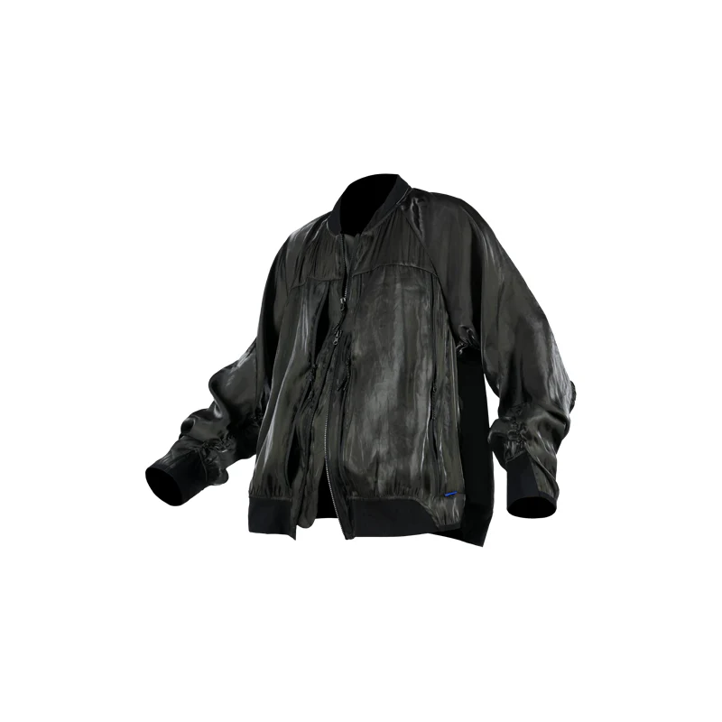 0262 TORAY METAL TEXTURE LIGHTWEIGHT MA1 JACKET - Image 2