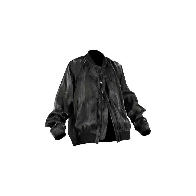 0262 TORAY METAL TEXTURE LIGHTWEIGHT MA1 JACKET - Image 3