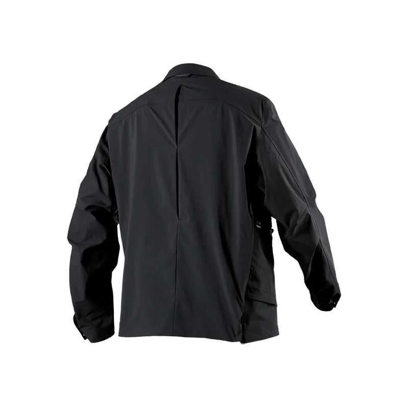 0263 V-SHAPED LAPEL POLARTEC NEOSHELL WATERPROOF SUIT JACKET - Image 5