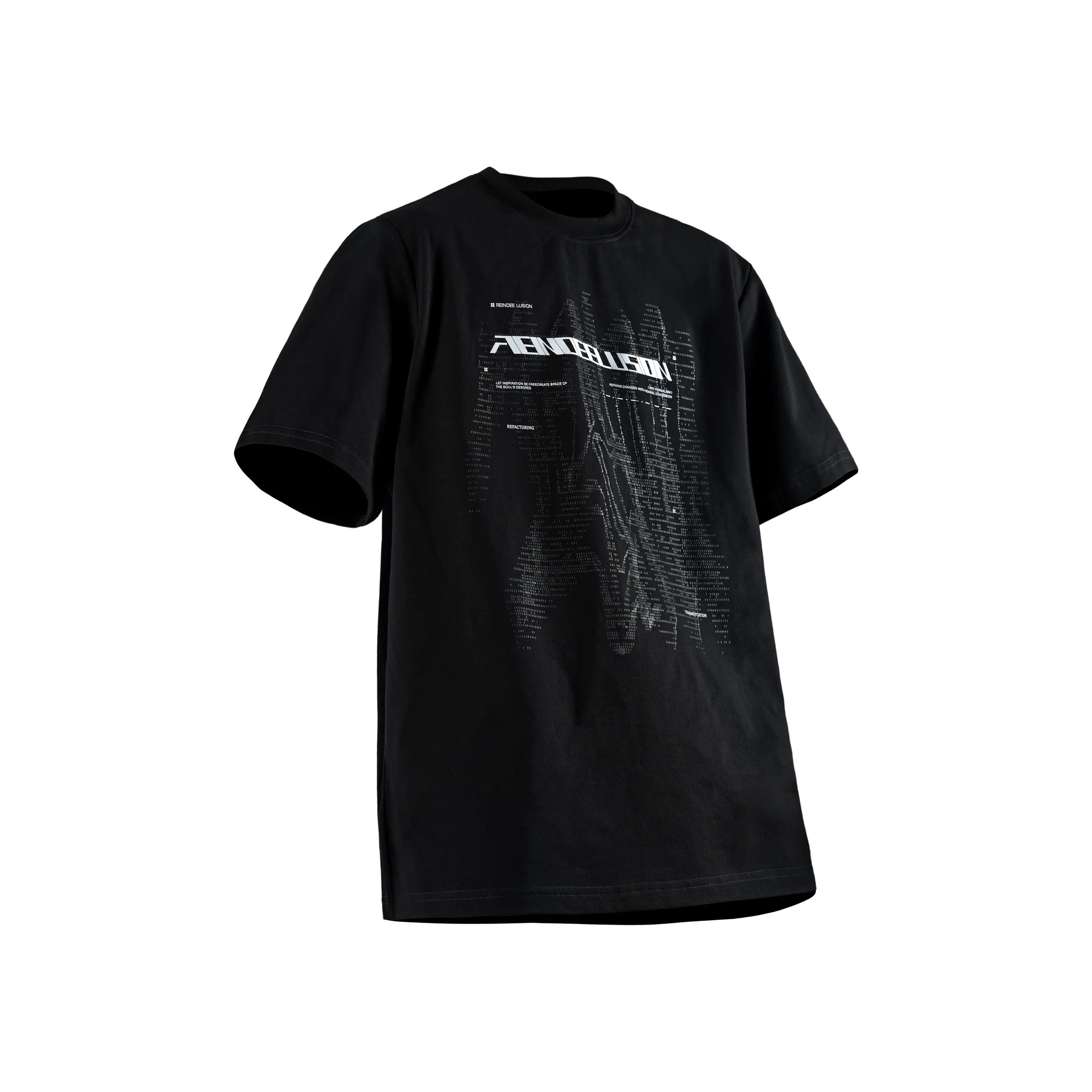 0268 DIGITAL PULSE DYNAMIC RIPPLE PRINTING SORONA T-SHIRT - Image 9