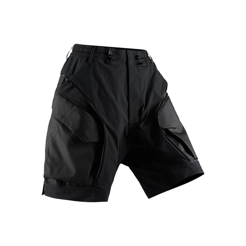 0271 CURVED HALF ZIPPER HEAT DISSIPATION DWR SHORTS - Image 2